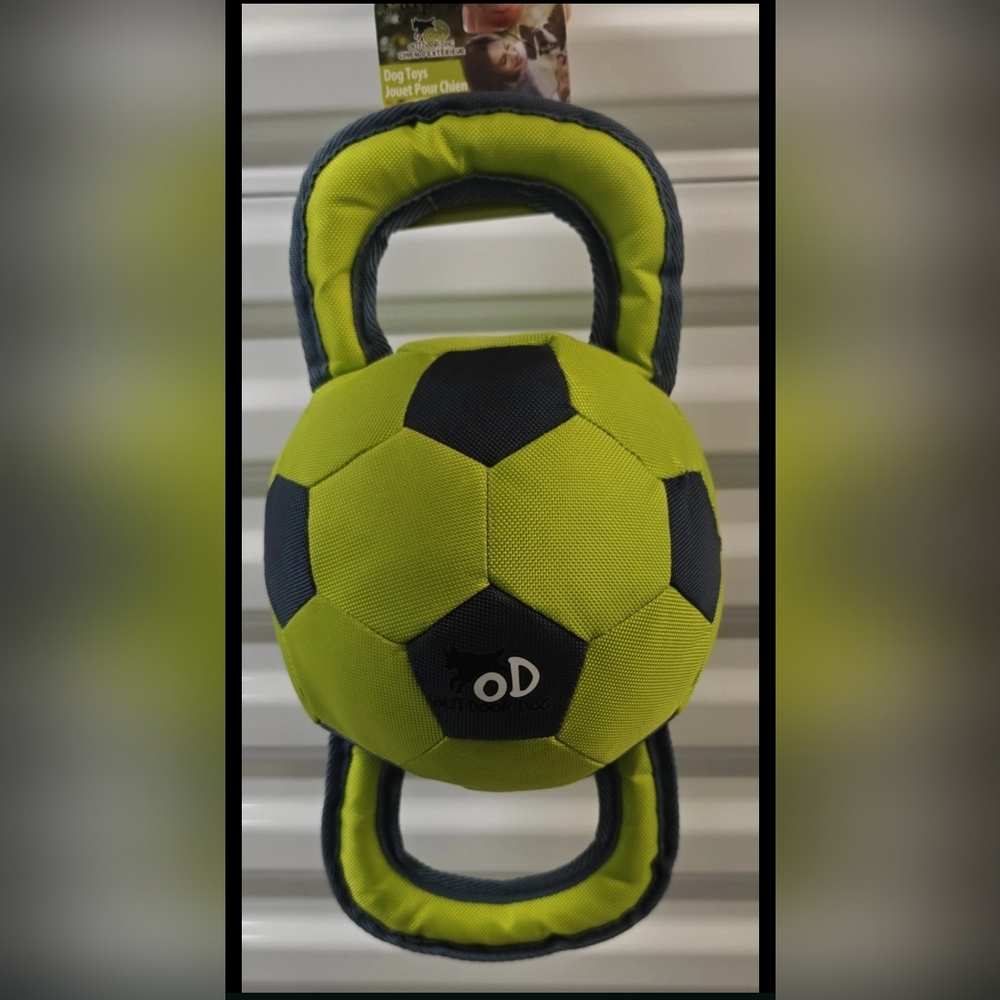 Ballistic Handle soccer Ball Dog Toy Large Outdoor Dog 8 In